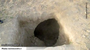 حفاری غیرمجاز در دهستان گنبدلی سرخس (2)