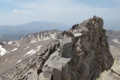 صعود کوهنوردان سرخسی به ارتفاعات علم کوه مازندران