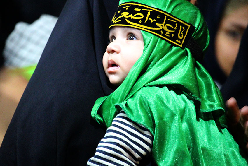 مراسم شیرخوارگان حسینی در سرخس برگزار شد+ تصاویر