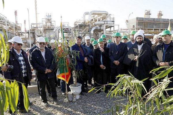 افتتاح فاز دوم «طرح بازیابی گازهای ارسالی به مشعل» در منطقه عملیاتی خانگیران سرخس