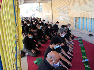 برگزاری نماز ظهر عاشورا در شهر مرزی سرخس