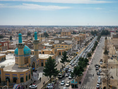 راهپیمایی حماسی و باشکوه خودرویی ۲۲ بهمن در سرخس