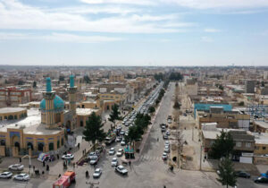 فیلم؛ تصاویر هوایی از راهپیمایی حماسی و باشکوه خودرویی ۲۲ بهمن در سرخس