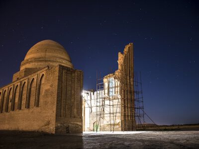 عملیات اجرایی پروژه مغفول‌‌مانده بنای تاریخی بابا لقمان سرخس آغاز شد