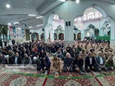 اجتماع مردم سرخس در محکومیت حادثه تروریستی کرمان