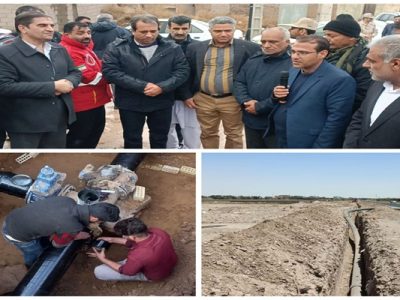 پروژه آبرسانی روستای ابراهیم‌آباد سرخس بهره‌برداری شد