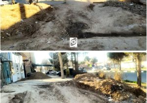 شهرداری سرخس به وضعیت تاسف‌بار نبش کوچه امام رضا ۸ رسیدگی کند