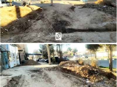 شهرداری سرخس به وضعیت تاسف‌بار نبش کوچه امام رضا ۸ رسیدگی کند