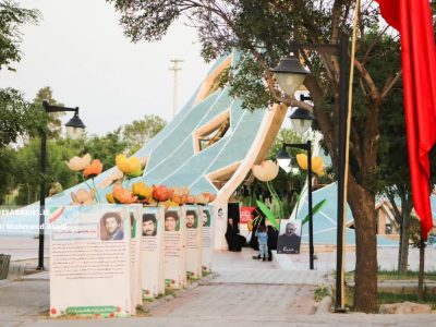 مراسم بزرگداشت اولین سالگرد شهدای خدمت در سرخس