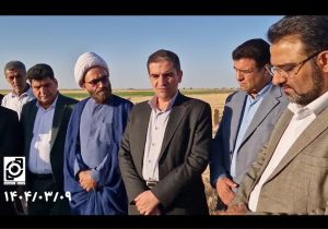 پروژه لوله‌گذاری چاه‌های کشاورزی سرخس توسط بنیاد برکت حرکتی جهادی است