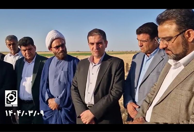 پروژه لوله‌گذاری چاه‌های کشاورزی سرخس توسط بنیاد برکت حرکتی جهادی است