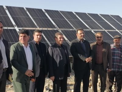 اولین نیروگاه خورشیدی ۴۰ کیلوواتی در سرخس بهره‌برداری شد