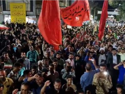 رجزخوانی علیه رژیم موقت صهیونی در اجتماع حیدریون سرخس