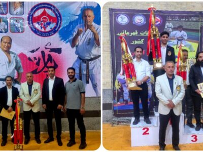 نایب قهرمانی تیم کاراته سرخس در مسابقات کشوری