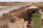شهروند خبرنگار؛ وضعیت خطرناک آب‌نمای ورودی روستای چاله‌زرد سرخس