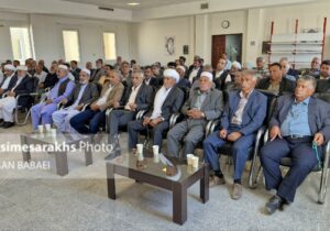 دیدار مسئولان قضائی دادگستری سرخس با جمعی از معتمدان و متنفذان شهرستان