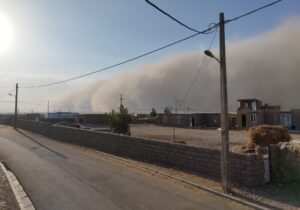 هجوم ریزگردها و بروز پدیده گرد و غبار در سرخس