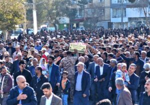 نماهنگ؛ مراسم تشییع و وداع با شهید گمنام دوران دفاع مقدس در سرخس