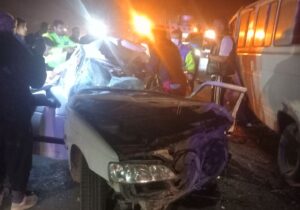 تصادف در جاده سرخس ۲ کشته و ۱۶ مصدوم برجای گذاشت