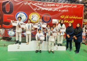 درخشش بانوان کاراته‌کا سرخس با ۳۰ مدال در مسابقات قهرمانی کشور