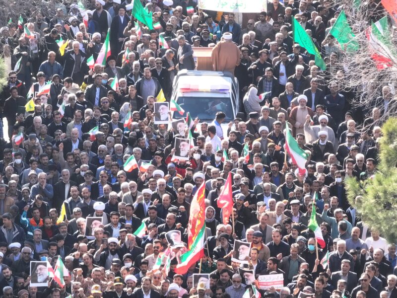 راهپیمایی مردم انقلابی سرخس علیه اقدامات اغتشاشگران