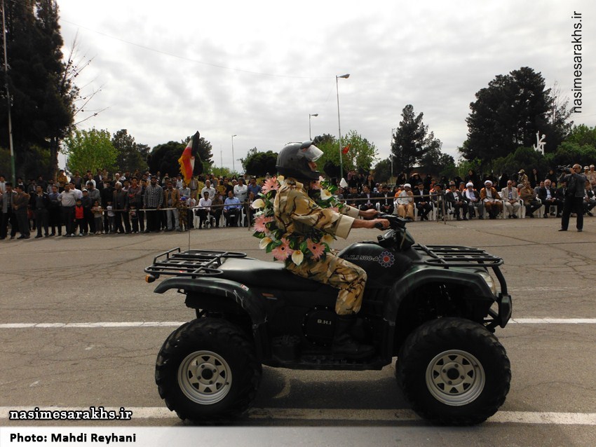 مراسم بزرگداشت روز ارتش در سرخس