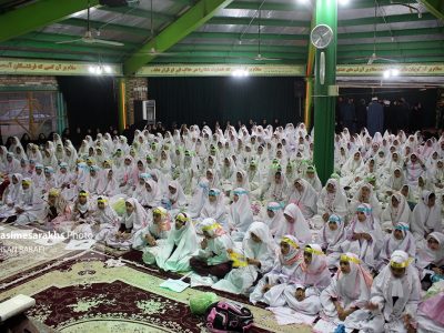 گزارش تصویری؛ جشن ۵۰۰ دختر روزه اولی در سرخس