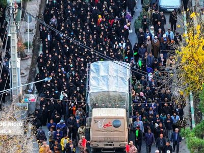 تشییع باشکوه شهید گمنام دوران دفاع مقدس در سرخس