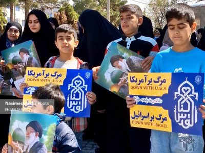 پنجره‌ای متفاوت از حضور باشکوه مردم سرخس در راهپیمایی روز قدس