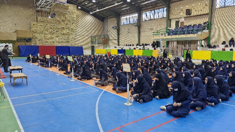 فیلم؛ جشن روز دختر و رزمایش اردوی عملی درس آمادگی دفاعی در سرخس