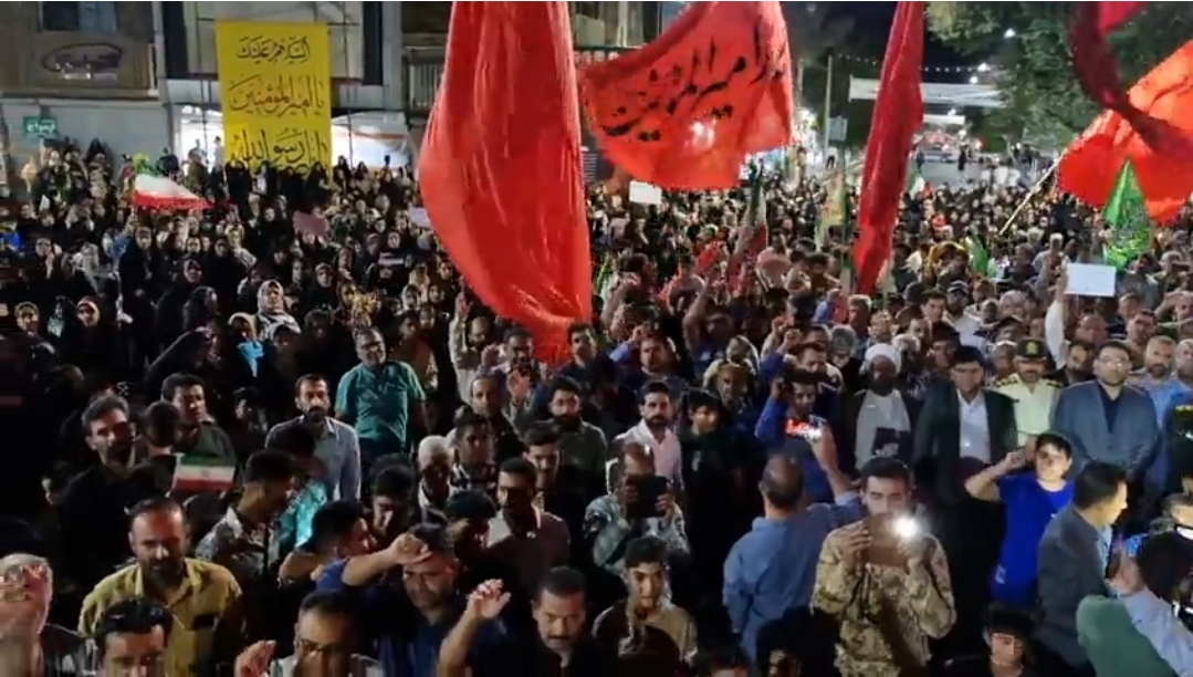 رجزخوانی علیه رژیم موقت صهیونی در اجتماع حیدریون سرخس