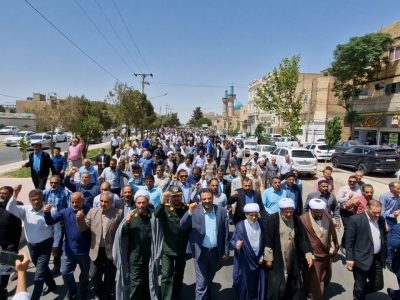 راهپیمایی خودجوش جمعه خشم در سرخس