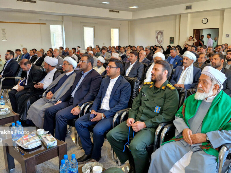 مراسم تودیع و معارفه رئیس دادگستری و دادستان سرخس