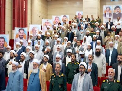 فیلم؛ اردوی راهیان پیشرفت و همایش وحدت علمای شیعه و سنی خراسان بزرگ در سرخس