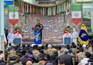 فیلم؛ همایش بزرگ اقتدار با حضور هزاران نفر از بسیجیان غیور در سرخس