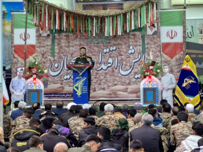 فیلم؛ همایش بزرگ اقتدار با حضور هزاران نفر از بسیجیان غیور در سرخس