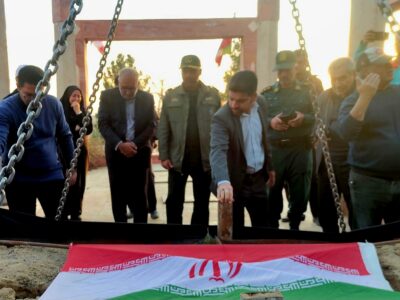 انتقال پیکر مطهر شهید ابوالقاسم شاهسون از محدوده سد شوریجه به شهر مزداوند